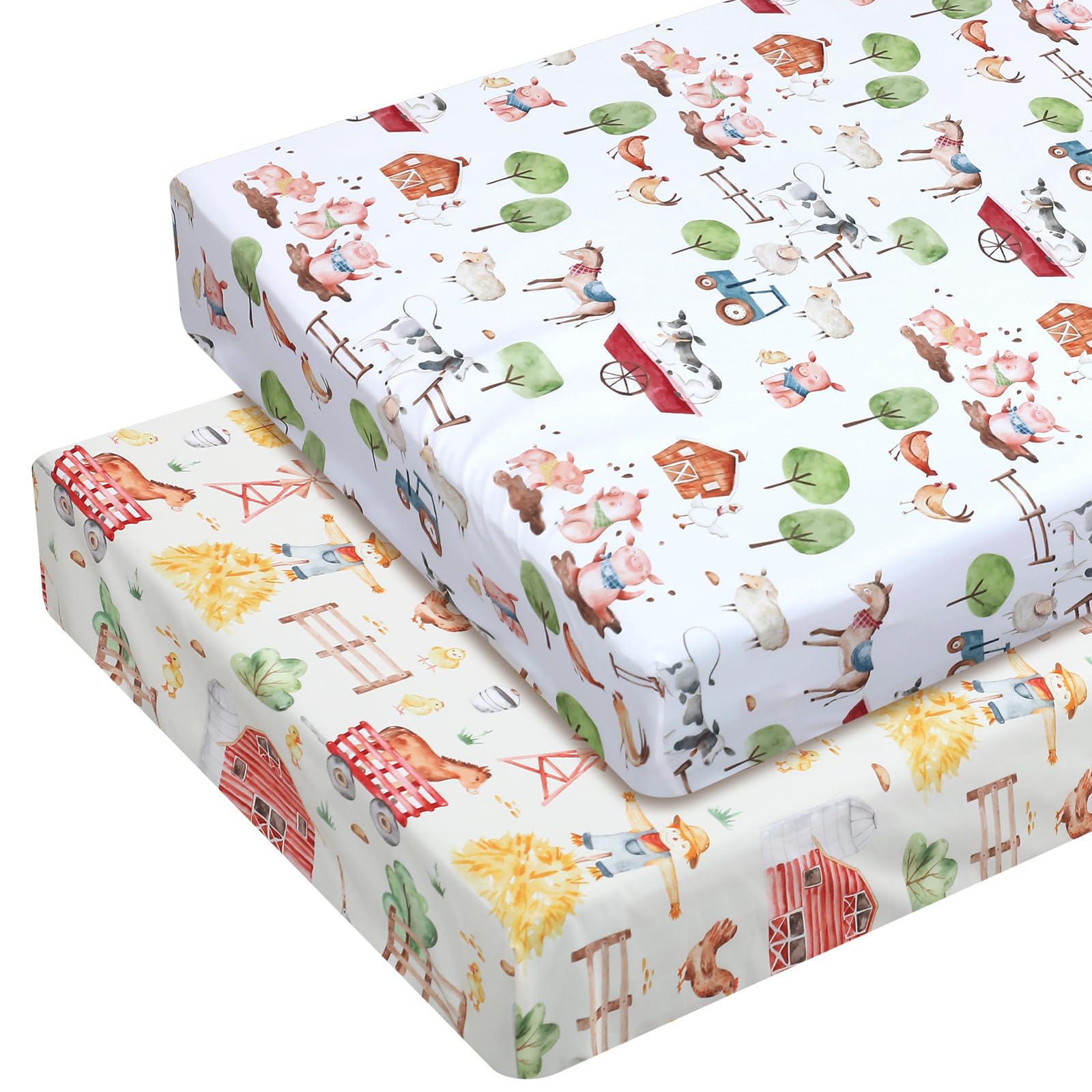 Mindsoft crib sheet fabric close-up showing soft 90g polyester feel for gentle sleep
