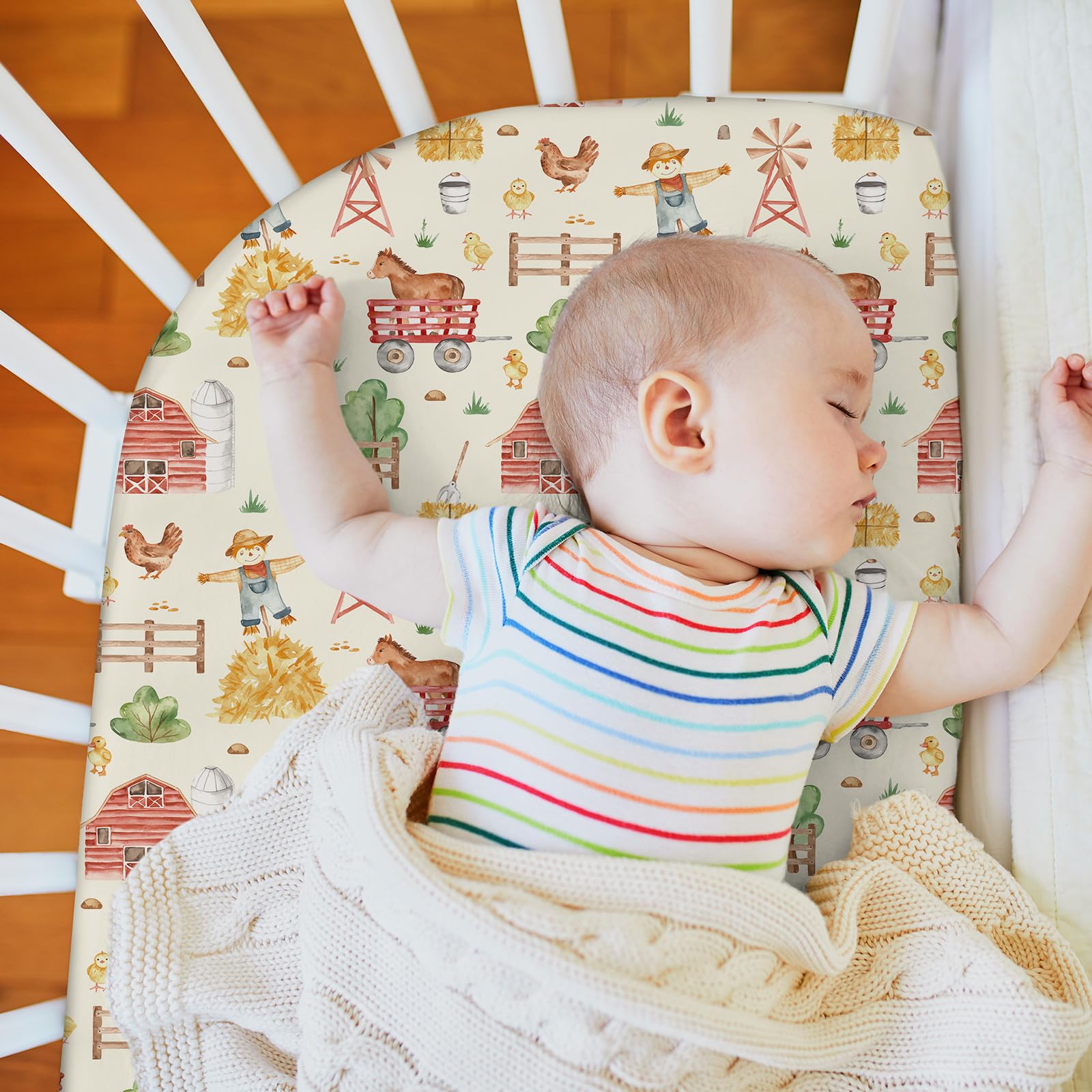 Mindsoft machine-washable crib sheets withstand frequent washes