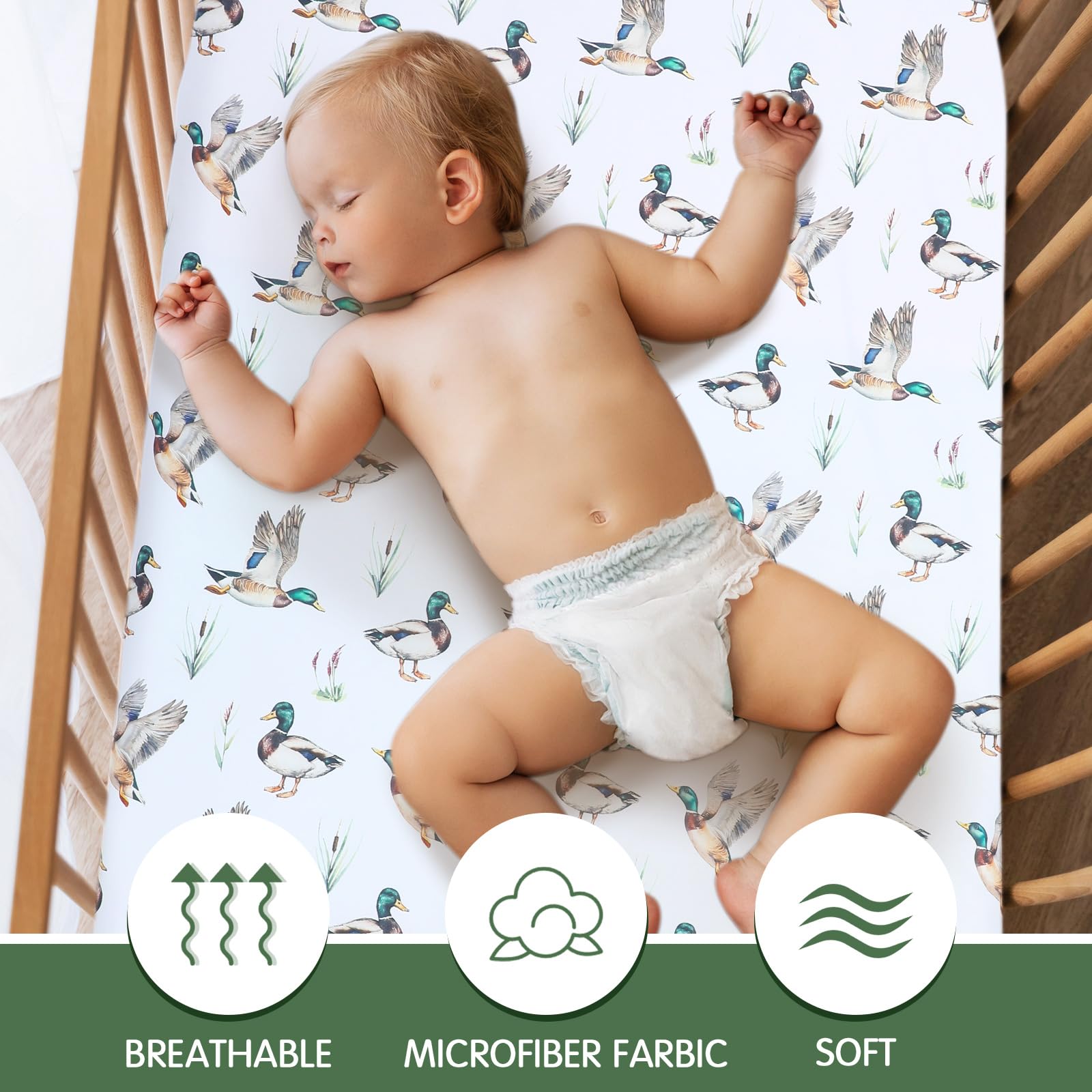 Mindsoft reactive dyeing keeps colors vibrant after washing on crib sheets