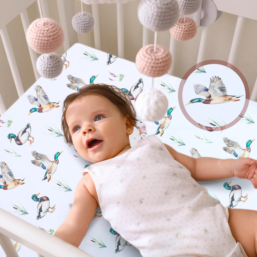Mindsoft crib sheet fits standard 52 x 28 x 8 inch cribs securely