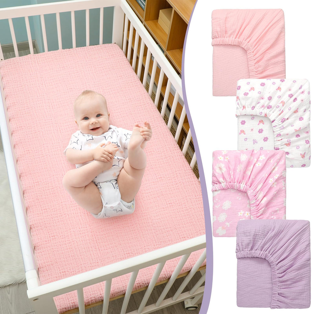 Mindsoft soft cotton muslin texture for baby's gentle touch