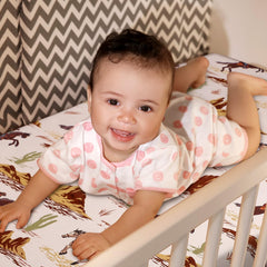 Mindsoft Western Cowboy crib sheet two-pack displayed for busy parents.