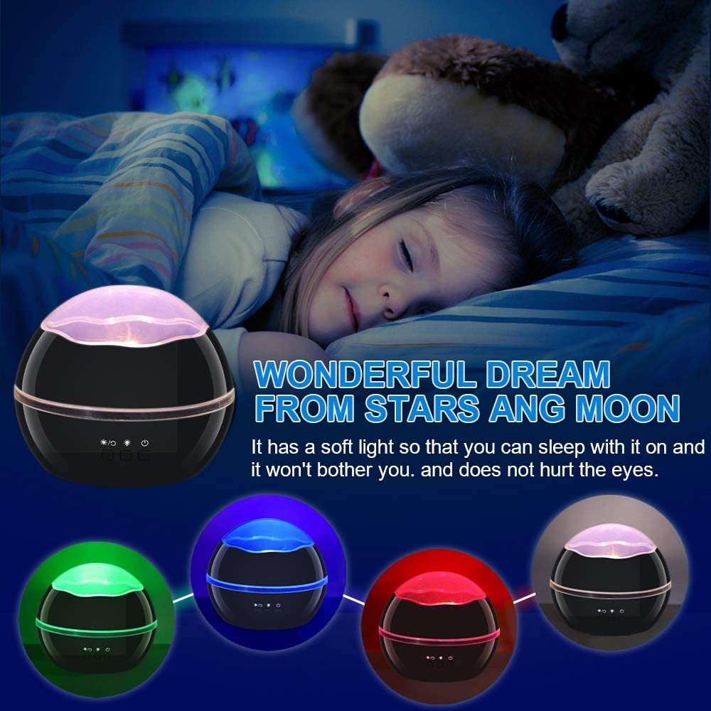 MINGKIDS night light enhances kids' bedroom decor