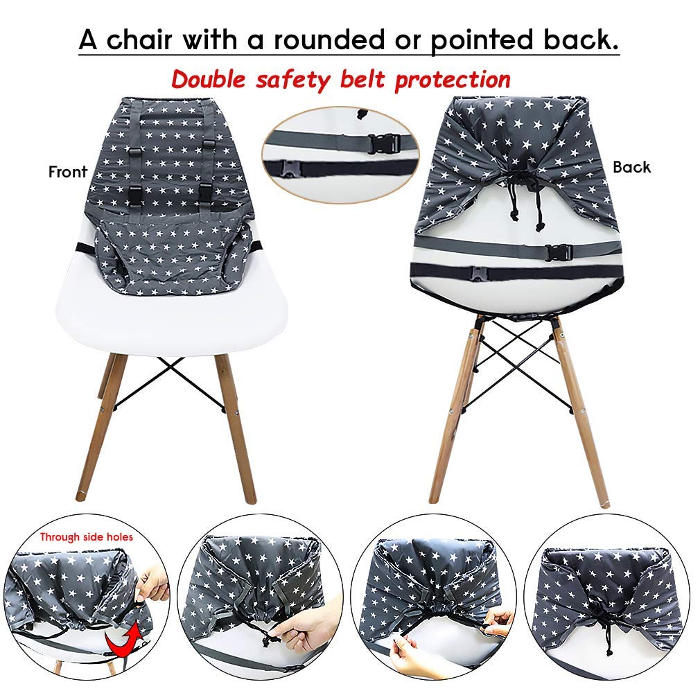 MINGRI seat harness fits diverse chairs for versatile meals.