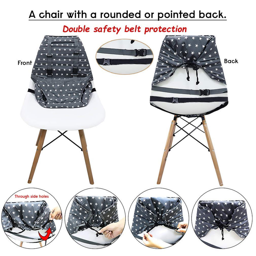 MINGRI seat harness fits diverse chairs for versatile meals.
