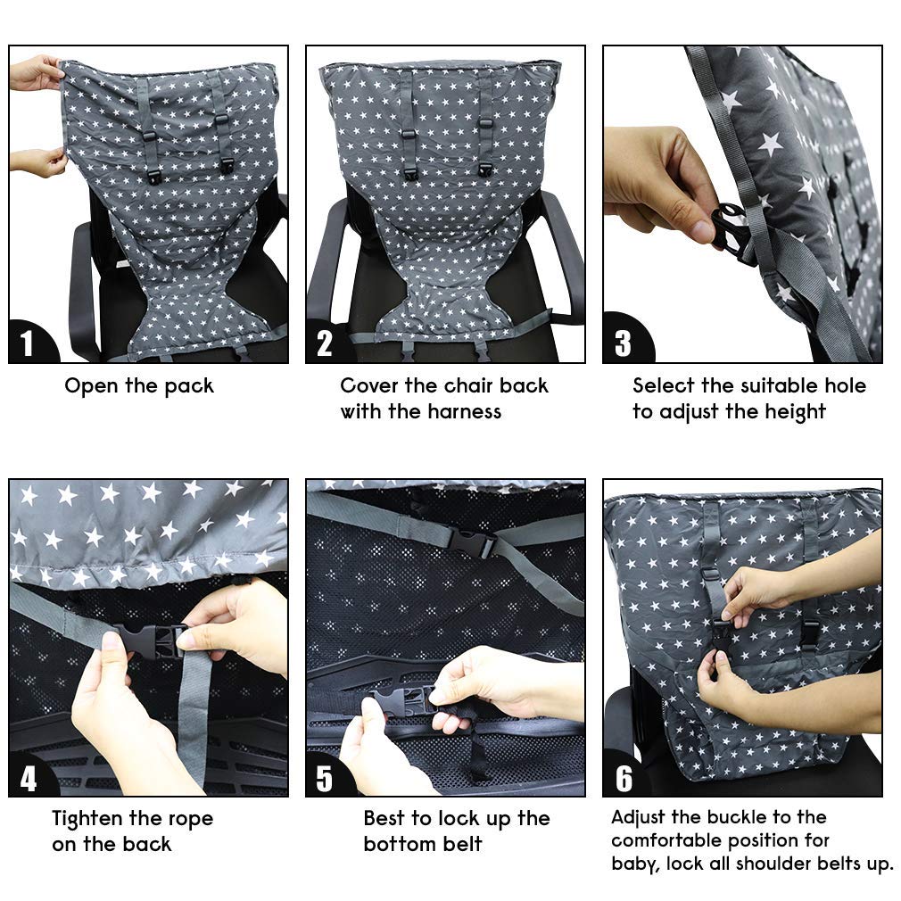 MINGRI durable machine-washable material withstands daily toddler use.