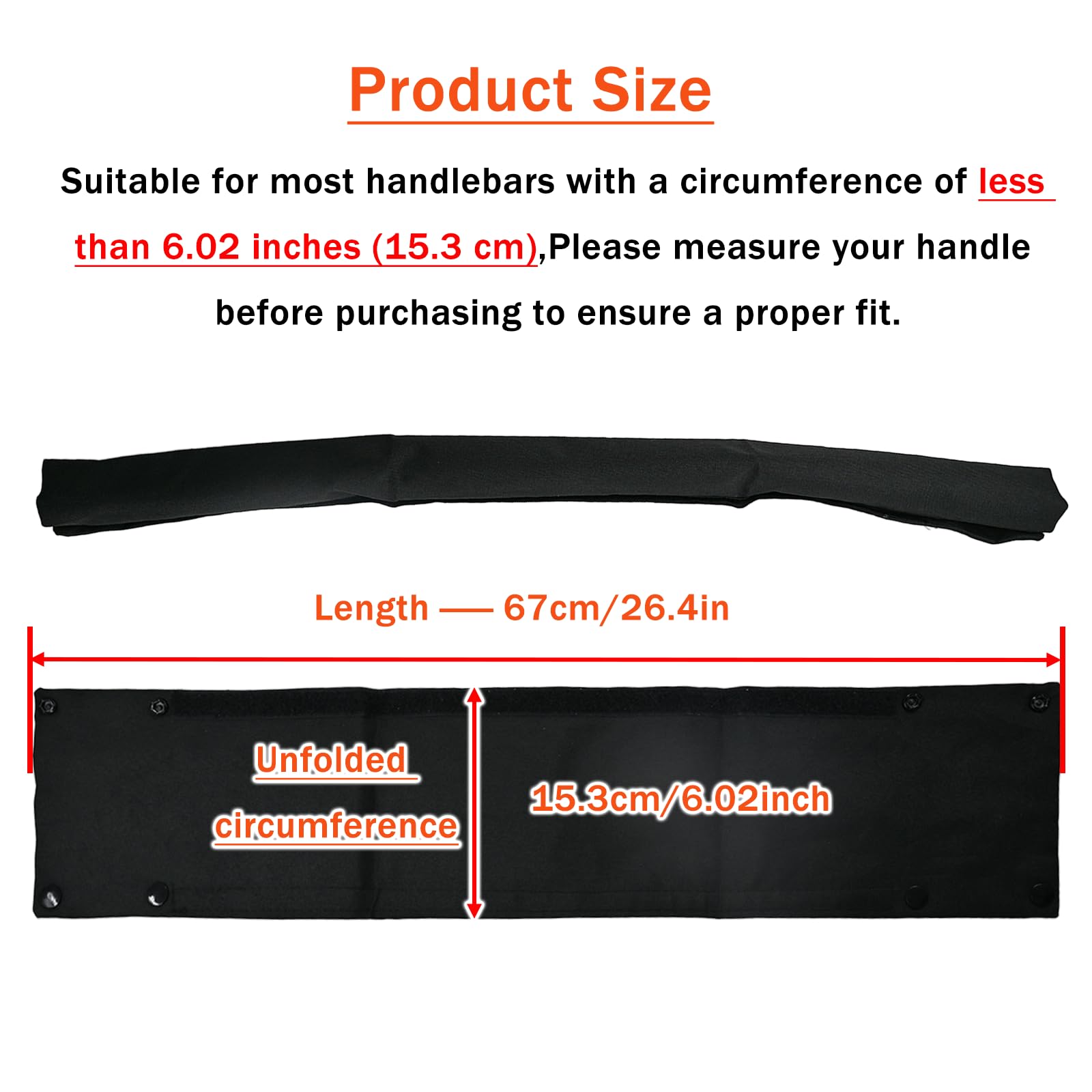 Mingxiong handlebar-sleeve protects grip from wear and dirt