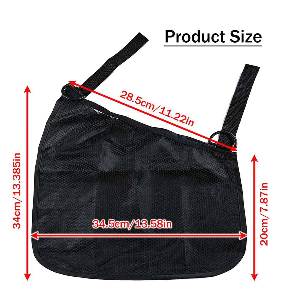 Mingxiong side sling mesh organizer right bag for quick access on walks.