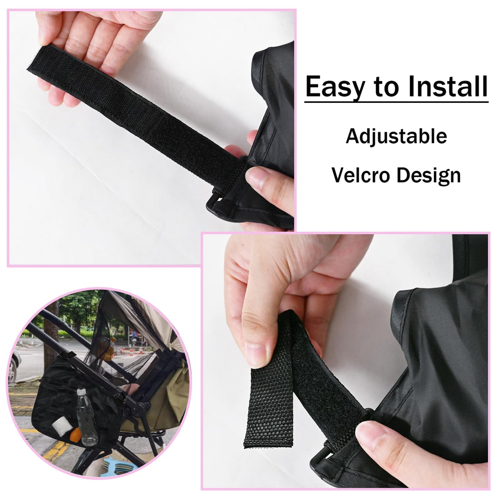 Mingxiong velcro strap stroller storage for secure installation.