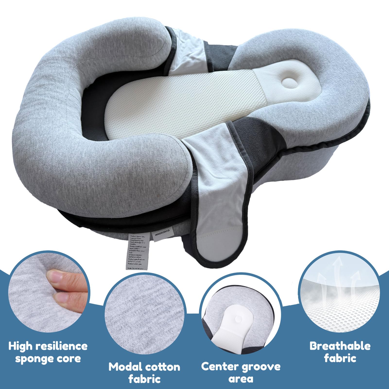 MINGXUSMGS versatile wedge suitable for feeding, resting, or play.