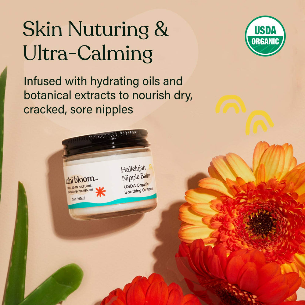 On-the-go use scene with the Mini Bloom balm jar