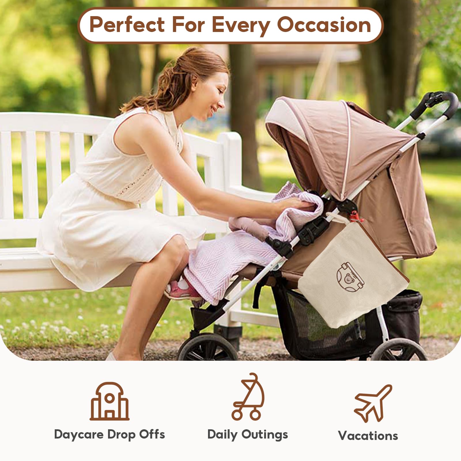 Mini Nomad gender-neutral design, practical and versatile for all caregivers.