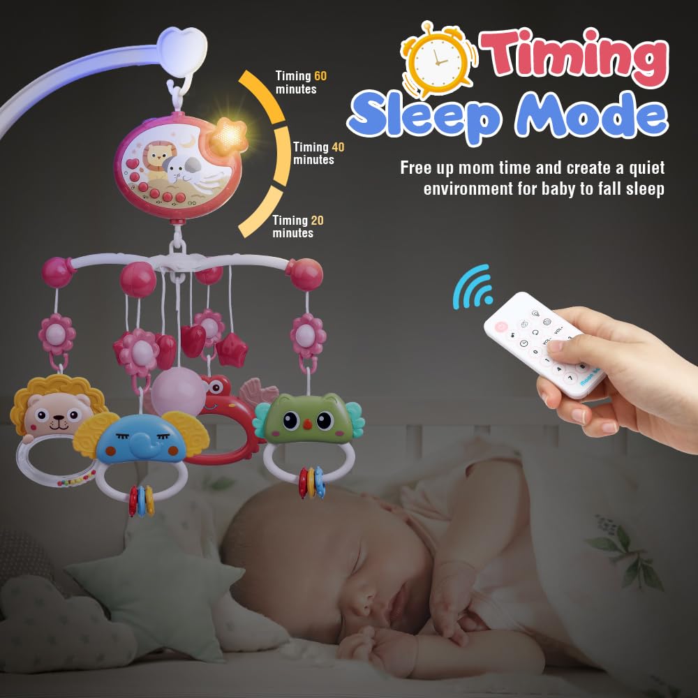 Mini Tudou mobile timing function creates a gentle sleep routine.