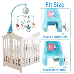 Mini Tudou baby mobile colourful lights create calming bedtime ambience