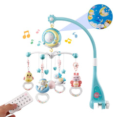 Mini Tudou baby mobile projects stars to soothe bedtime with gentle visuals