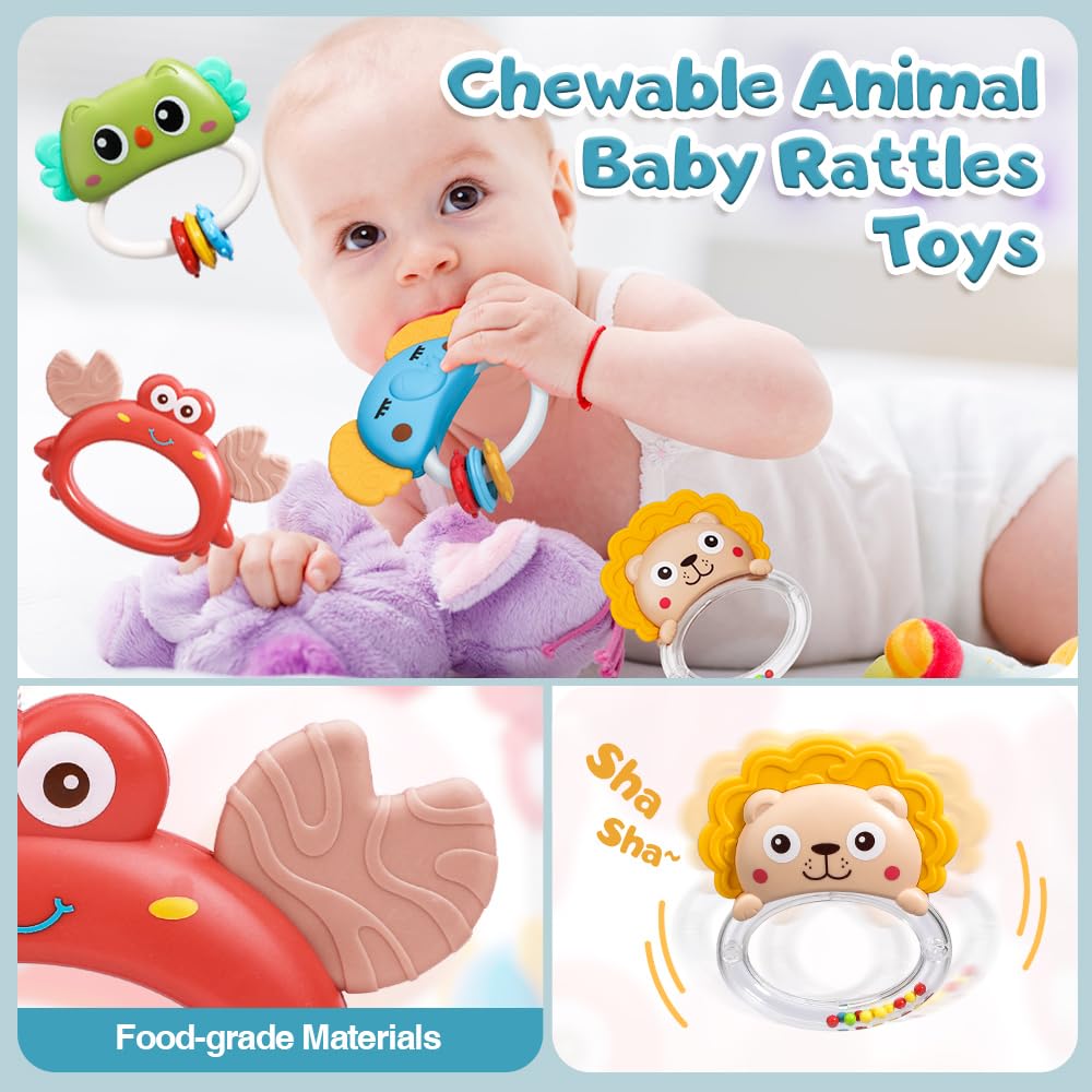 Mini Tudou safe materials and soft textures support gentle baby exploration.