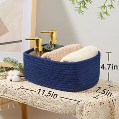 MiniArk 4-pack Navy Blue neatly arranged for multi-space organization