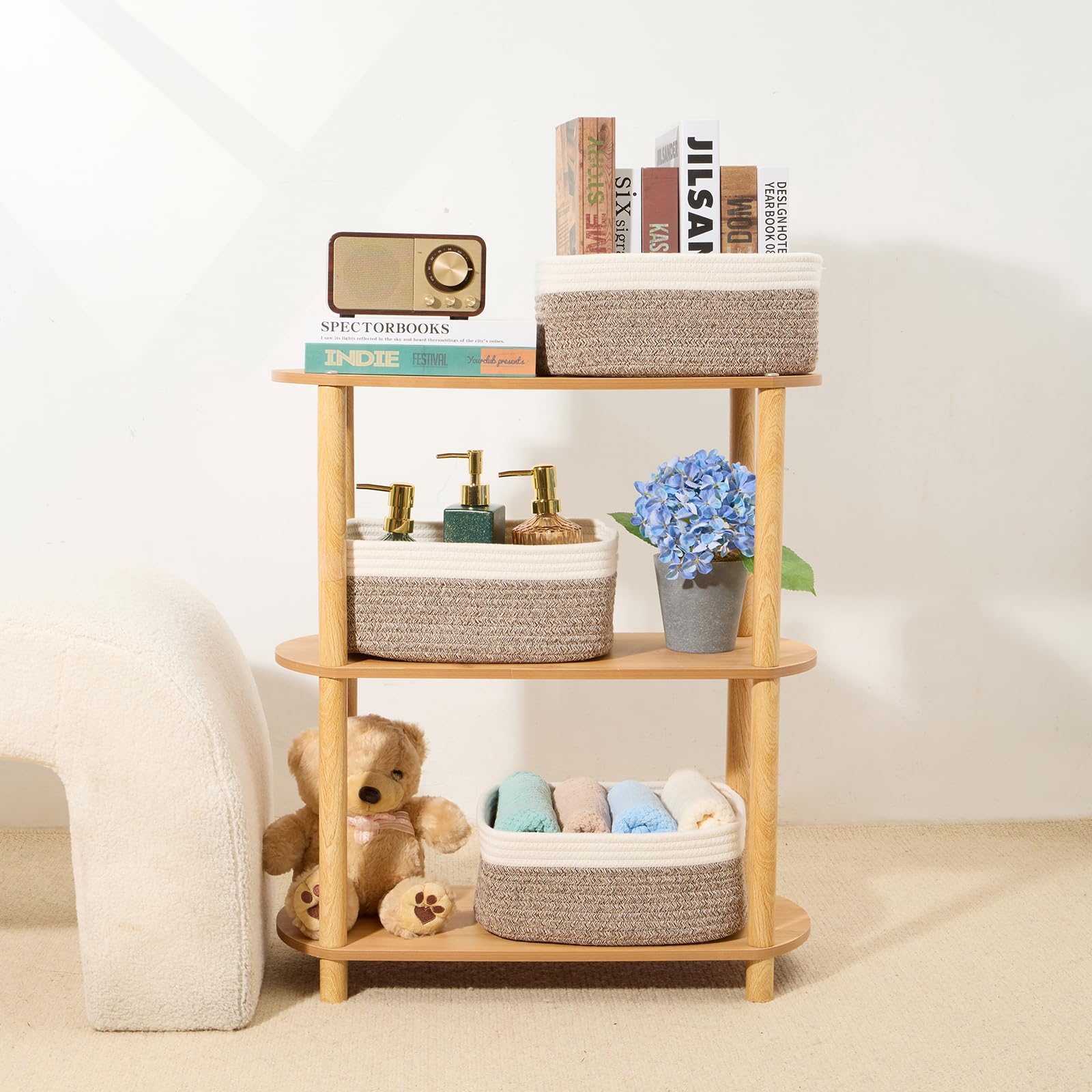MiniArk baby-safe nursery basket with no odor, safe for babies and playtime.