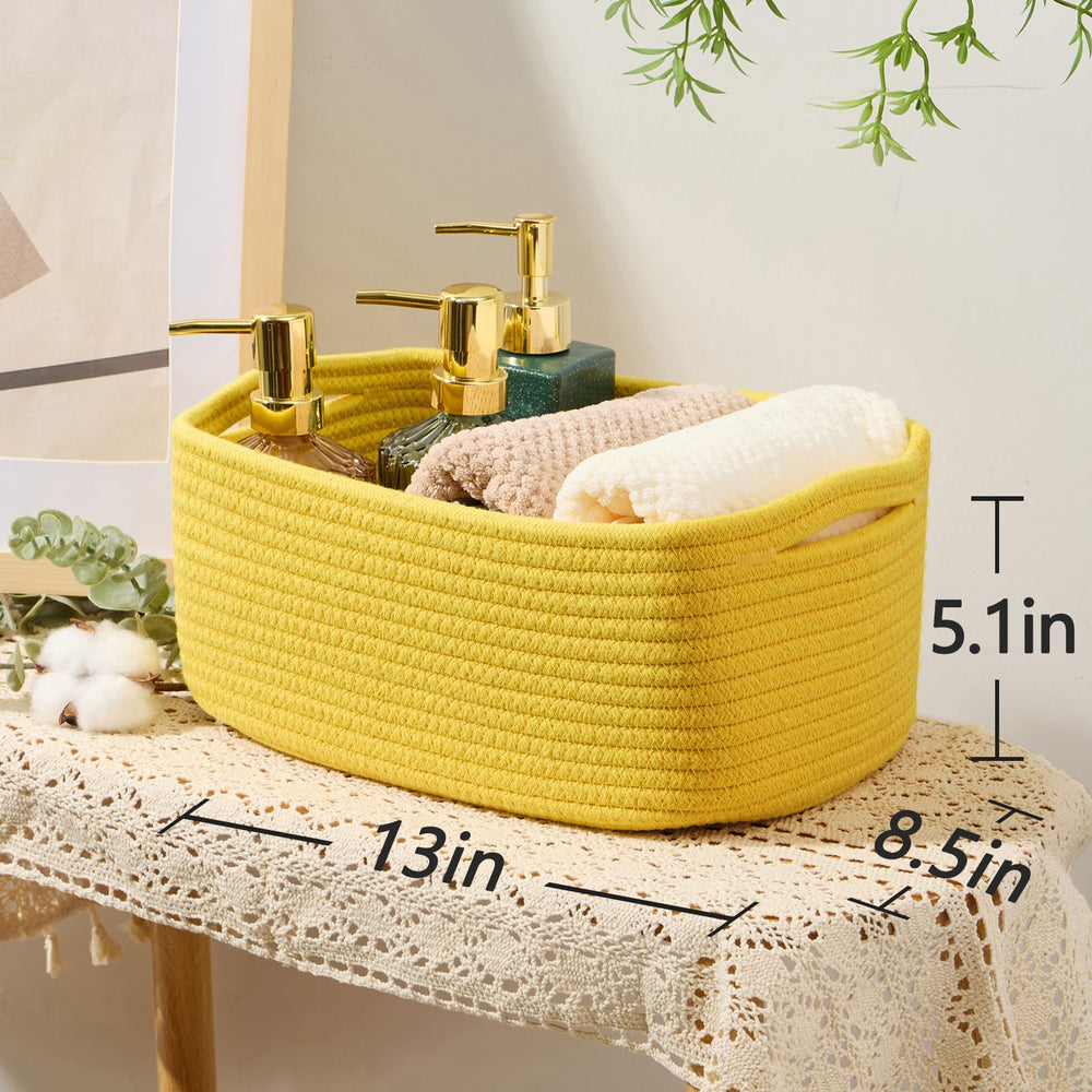 MiniArk 4-pack closet organizers in yellow simplify toy and accessory storage