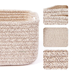 MiniArk soft durable cotton rope basket highlights gentle touch and safety.