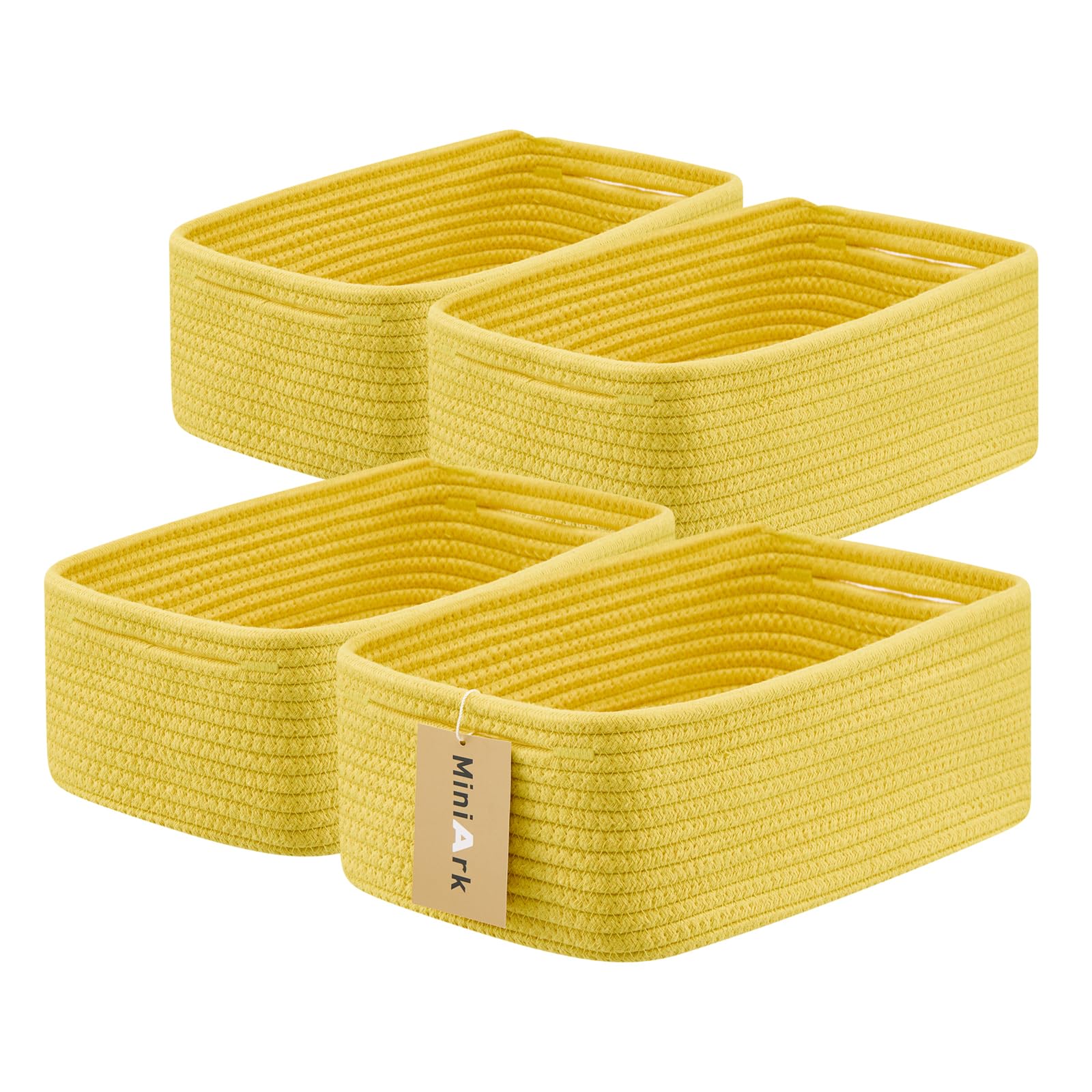 MiniArk small storage baskets with compact dimensions organize cosmetics and small items effectively