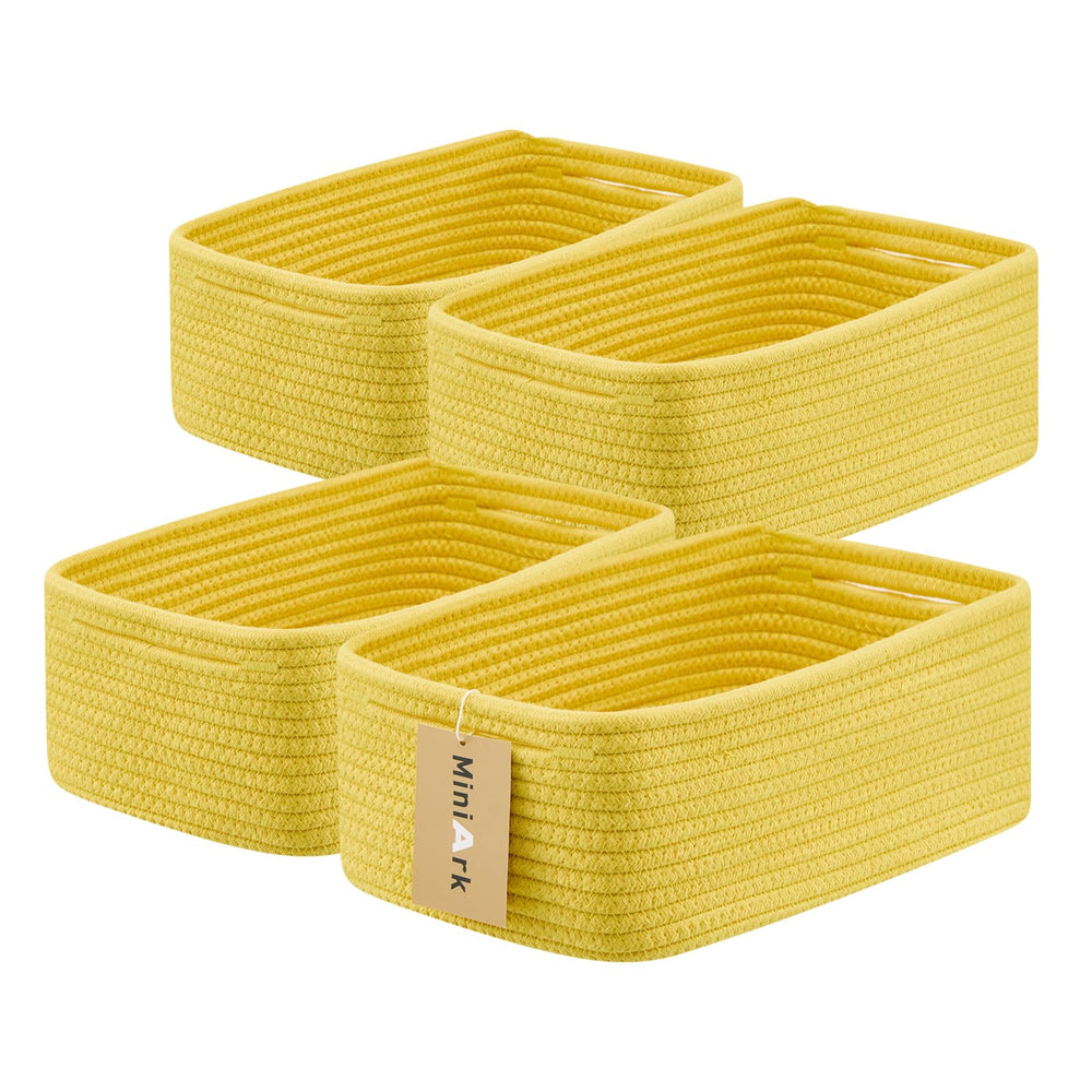 MiniArk small storage baskets with compact dimensions organize cosmetics and small items effectively