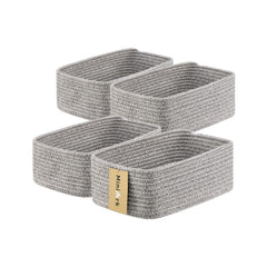 MiniArk small storage baskets four-pack on a shelf for compact organization