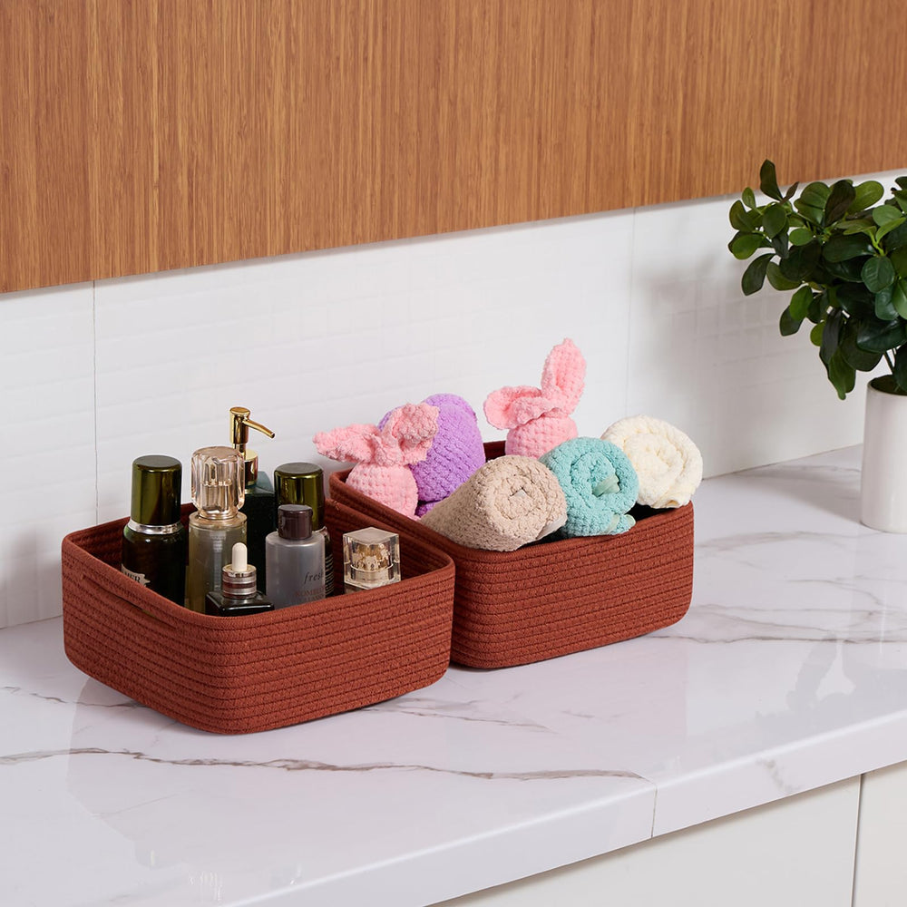 MiniArk organizing bin on shelf for toys and gadgets