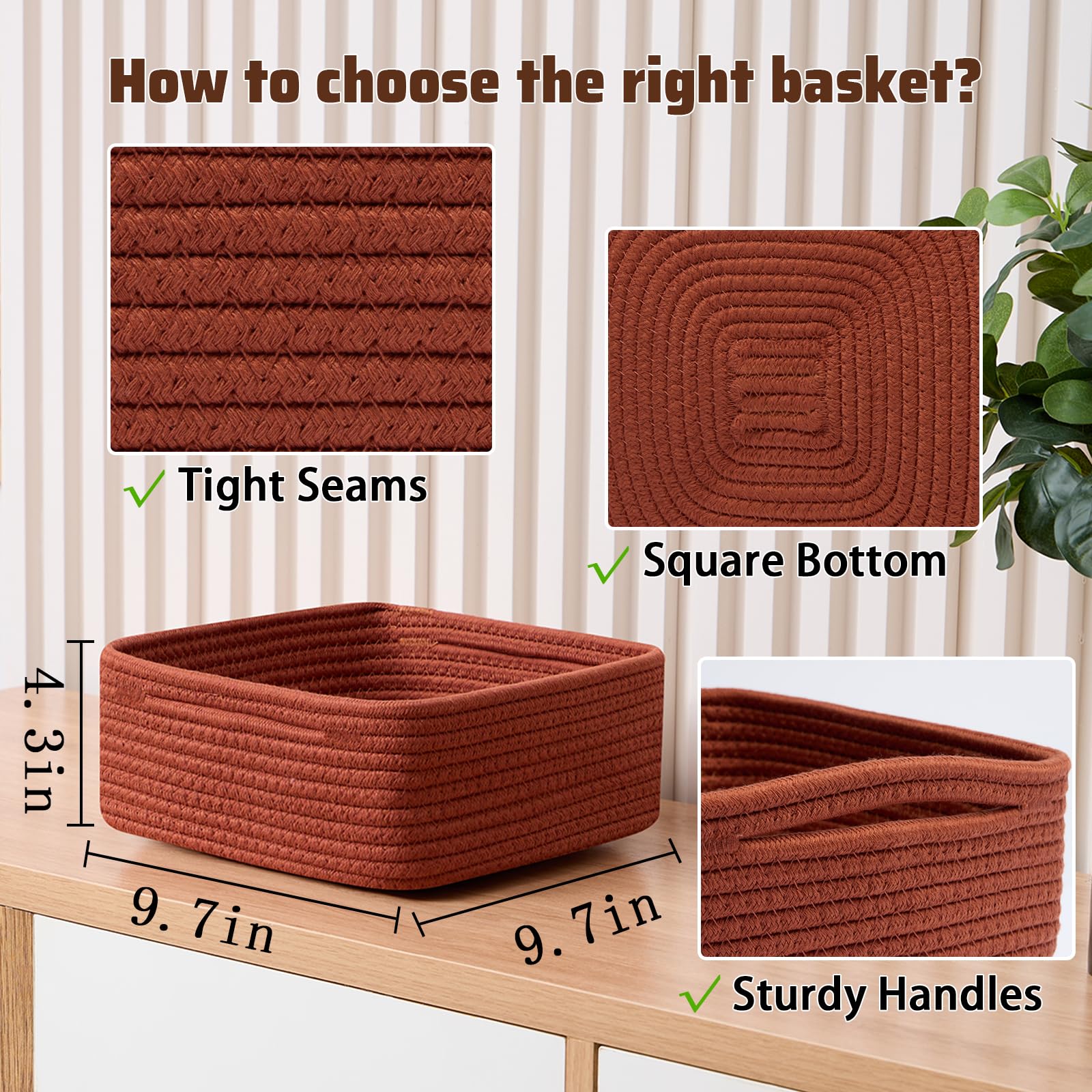 MiniArk rope-woven storage bin showcasing durable design for cosmetics and stationery