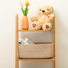 MiniArk 3-pack in mixed brown creates versatile storage for toys and cables.