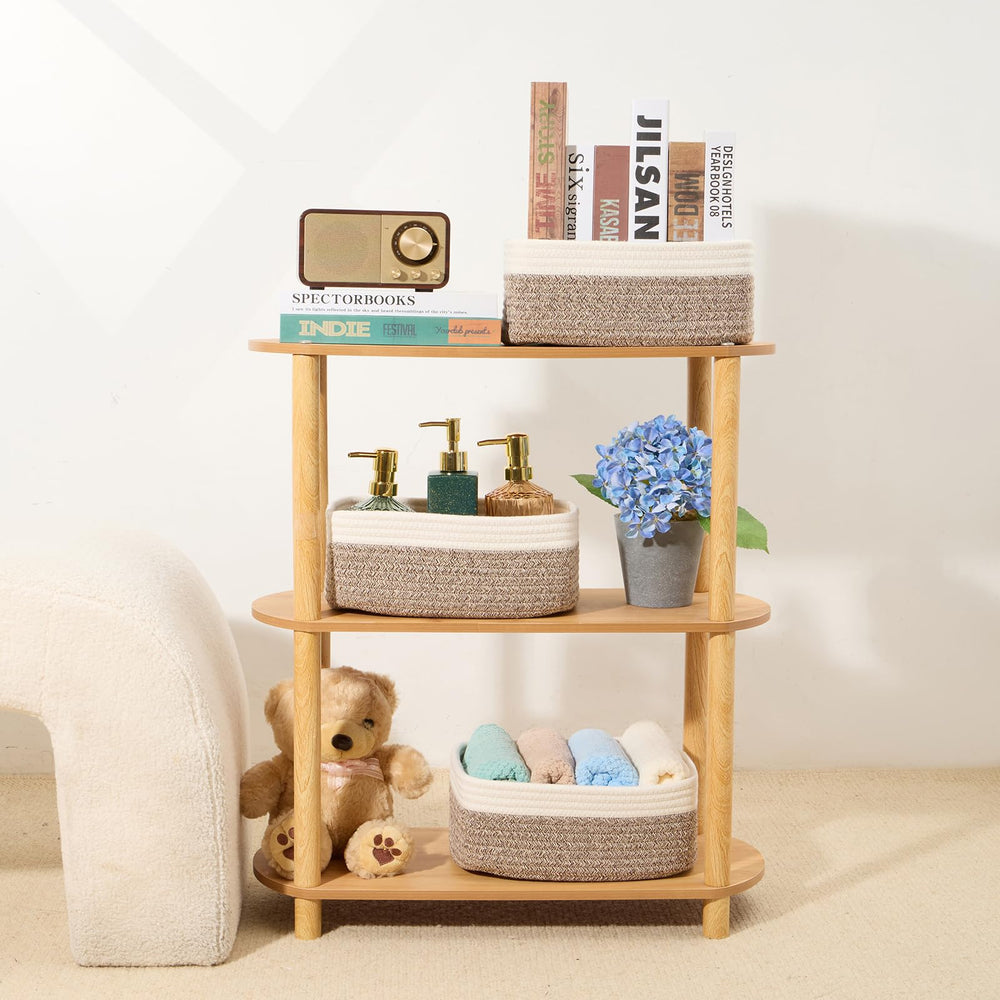 MiniArk 3-pack set provides versatile storage across rooms.