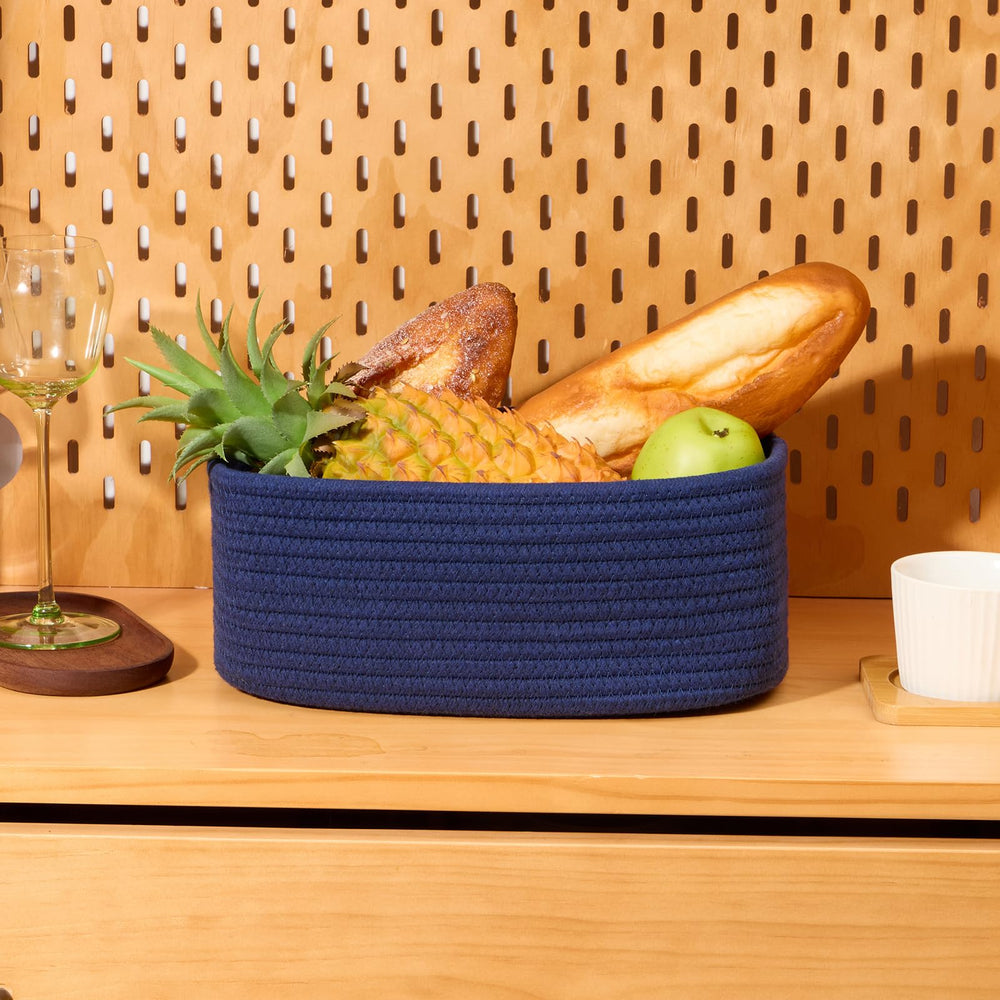 MiniArk desk tidy with remote controls and cables within reach