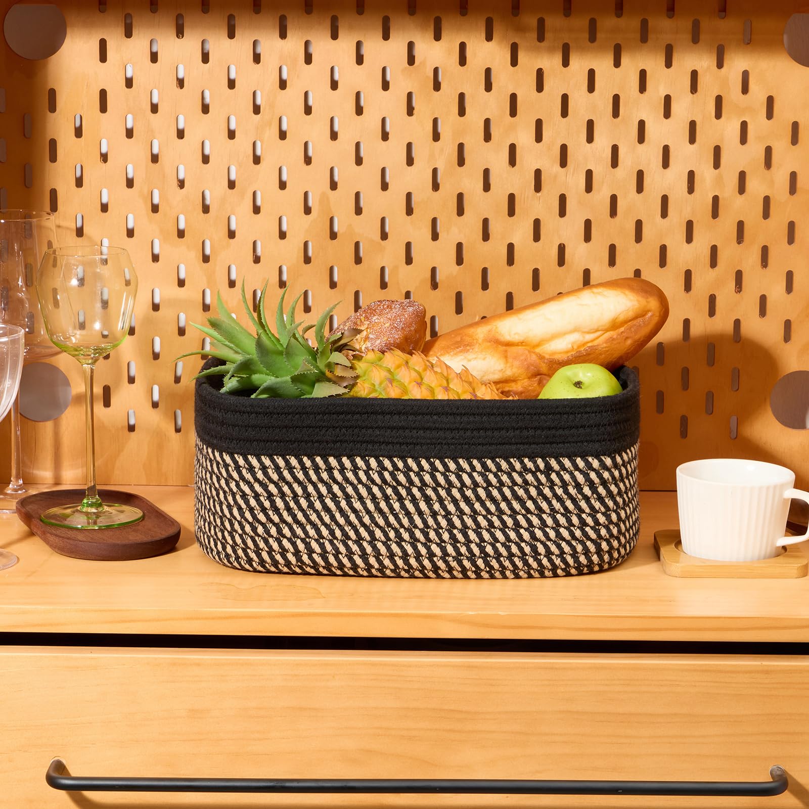 MiniArk cube decorative box blending with modern interiors for small-item storage.
