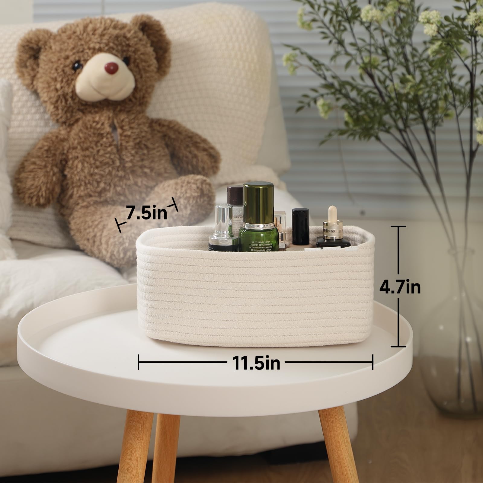 MiniArk decorative baskets styling adds warmth and texture to living spaces.