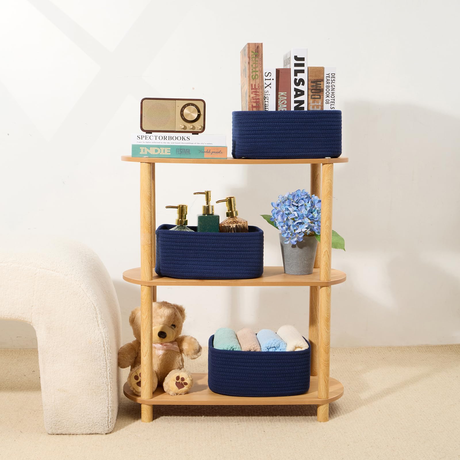 MiniArk storage set arriving neatly folded, ready to shape with care tips