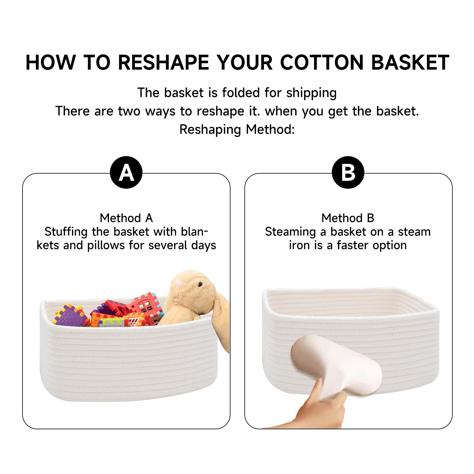 MiniArk four-pack rainbow baskets ideal for organizing toys and essentials.