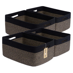 MiniArk large rectangular storage basket on a shelf for organized closet storage.