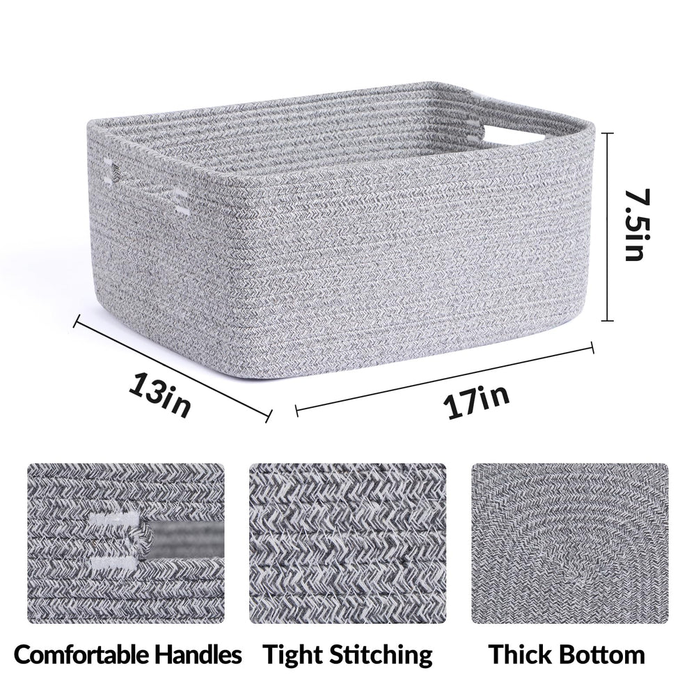 MiniArk basket for clothes organization helps maximize wardrobe space.