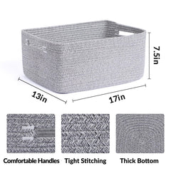MiniArk basket for clothes organization helps maximize wardrobe space.