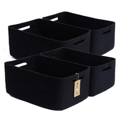 MiniArk large storage baskets front view showing ample capacity for clothes and blankets