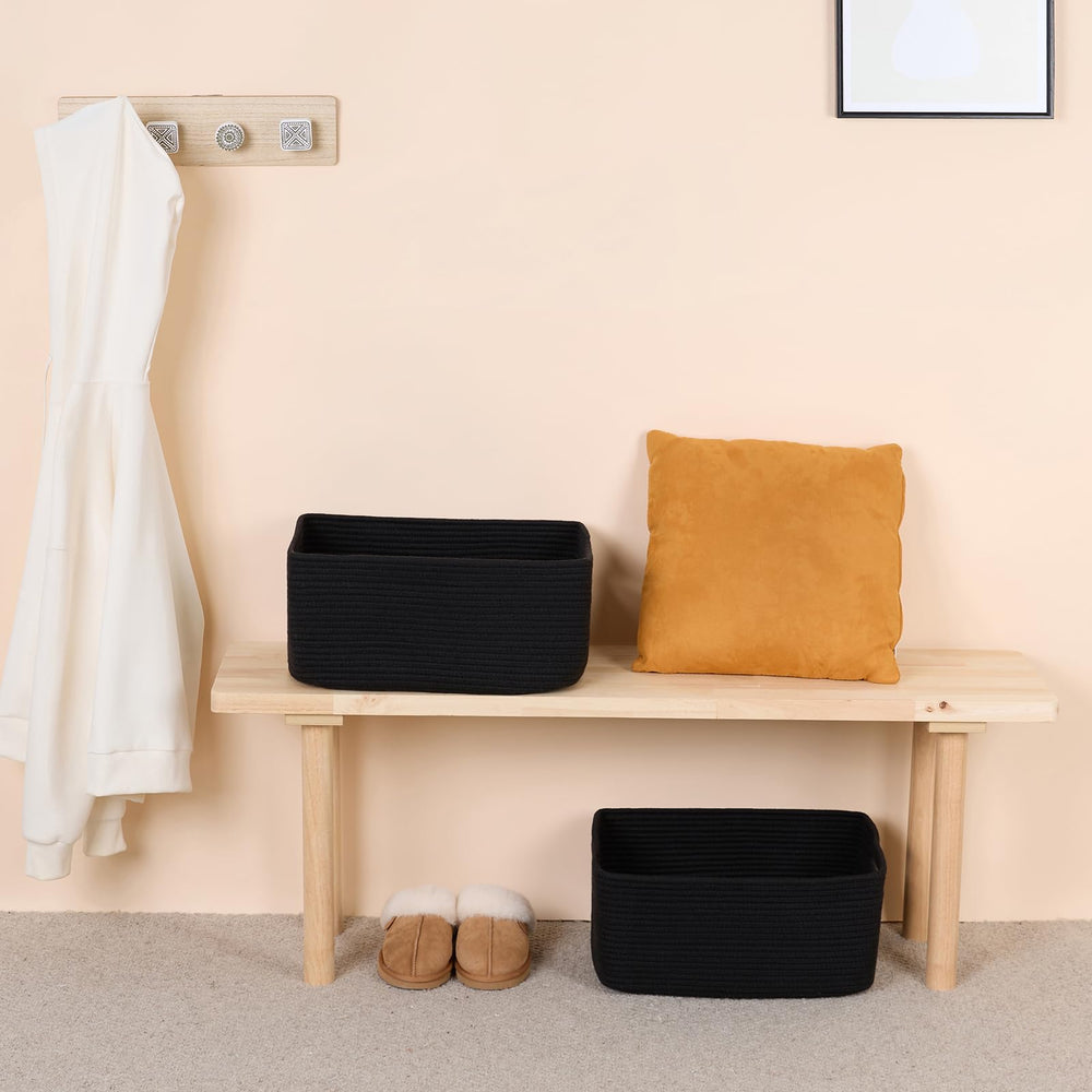 MiniArk large storage baskets folded for shipping and easy reshaping after unpacking