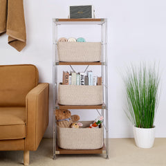 MiniArk minimalist woven design adds warmth while reducing clutter.