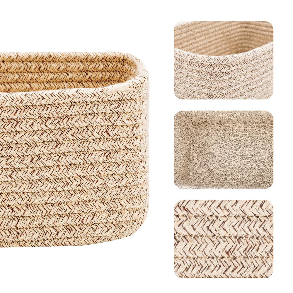 MiniArk shallow basket with 11.5 x 7.5 x 4.7 inches fits compact spaces.