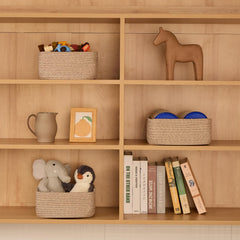 MiniArk toy storage basket; soft rope for kid-friendly organization