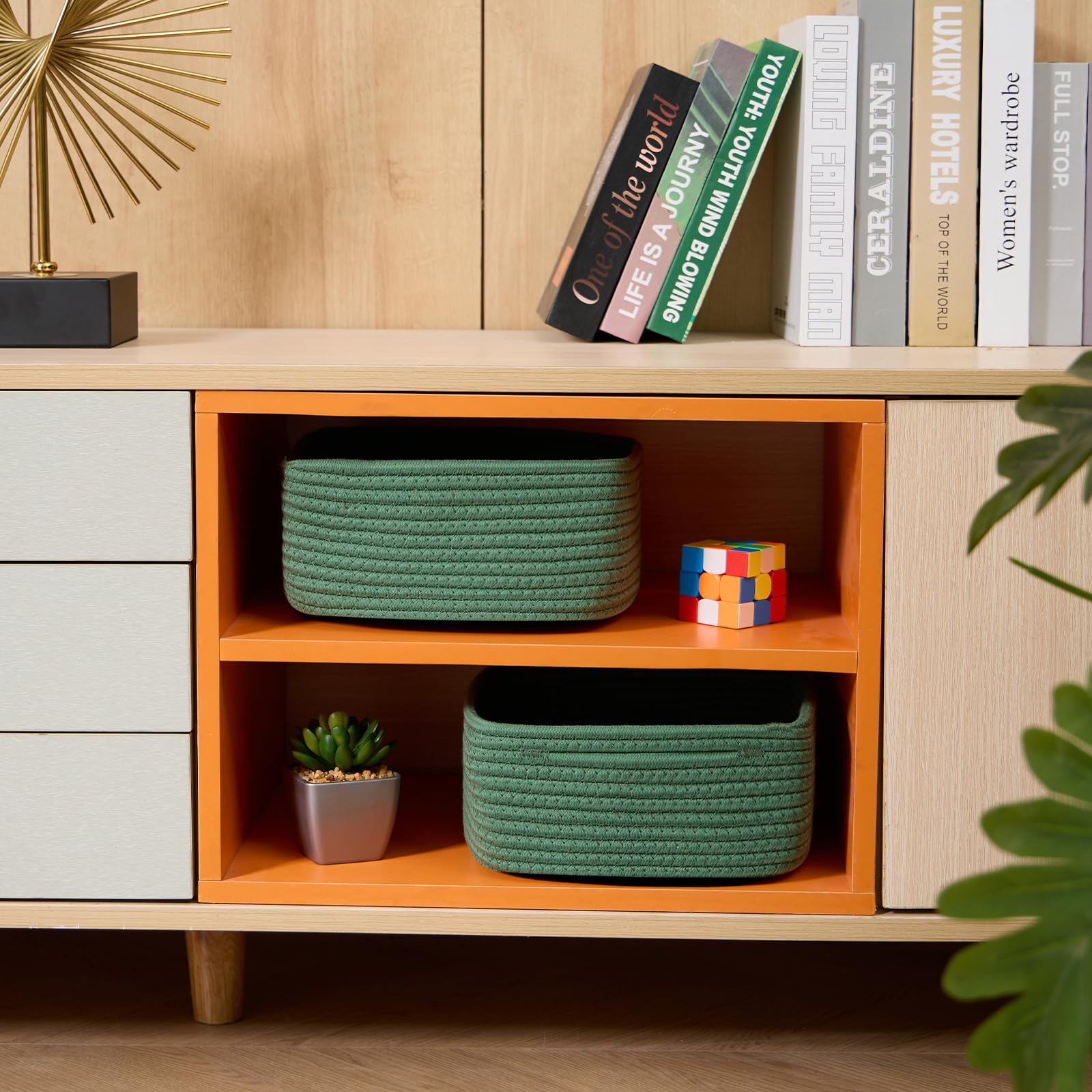 MiniArk cabinet-sorting basket organizes small items