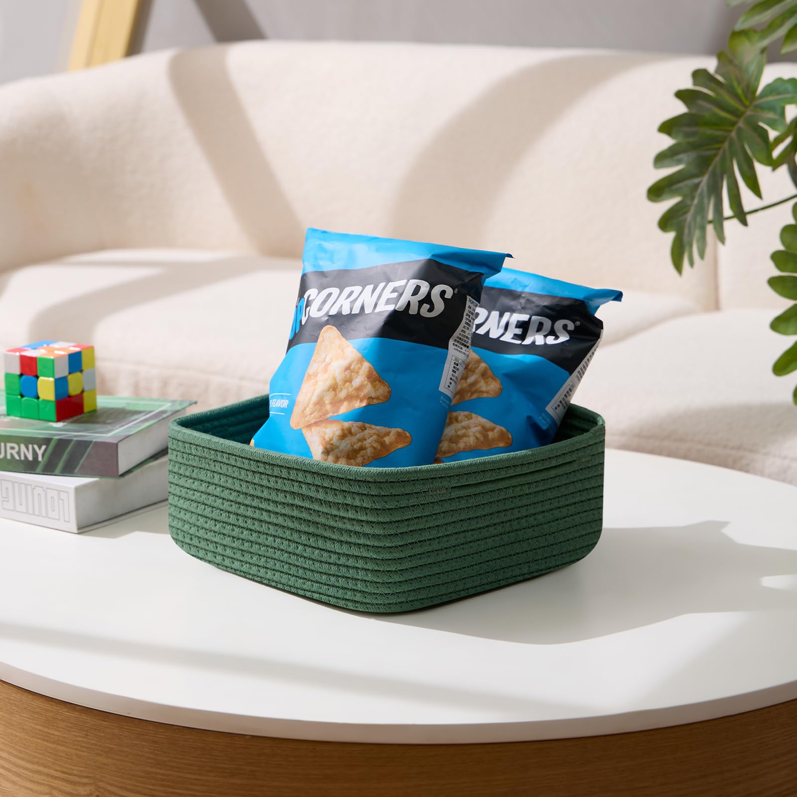 MiniArk shelf-display basket adds decorative texture
