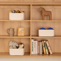 MiniArk toy-storage basket helps tame clutter in kids' rooms and play areas.