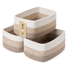 MiniArk small storage basket with compact size for desk and vanity organization