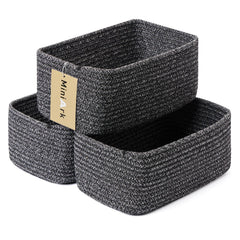 MiniArk cosmetics basket keeps vanity essentials neatly organized and within reach.
