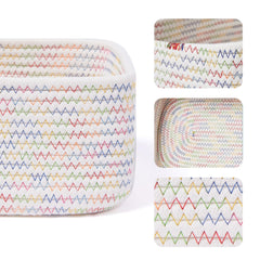 MiniArk rainbow storage basket rectangle set for organized drawers